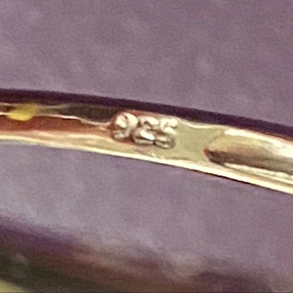 Rose De France Amethyst Heart Sterling Silver Ring - Picture 6 of 8